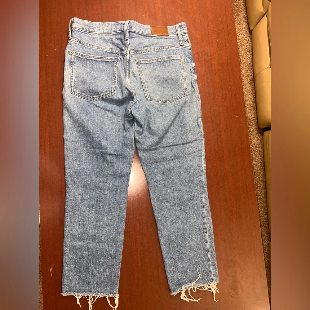 Madewell Light Blue Straight Leg Jeans - Picture 4 of 4